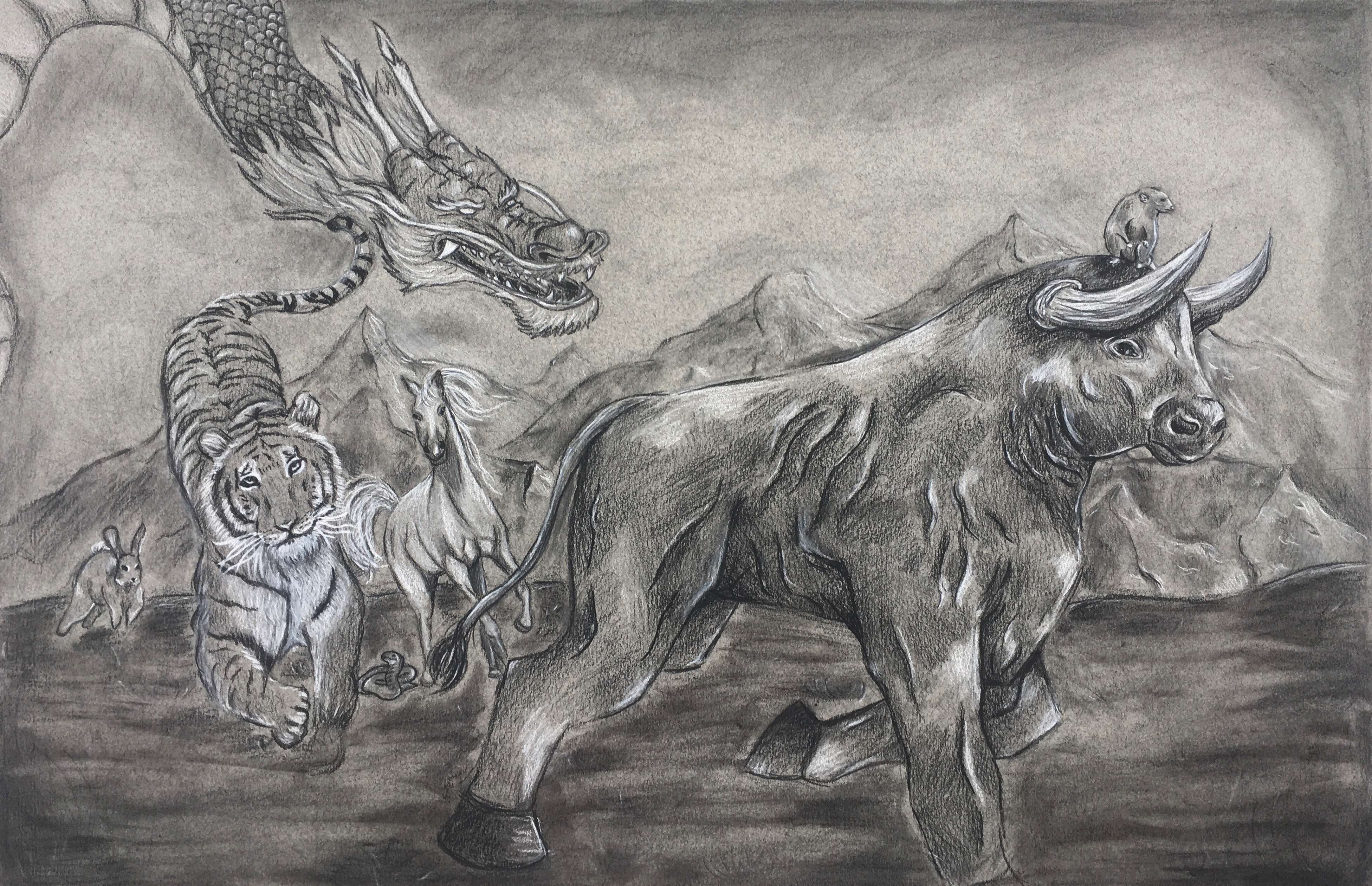 Drawing artwork